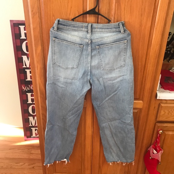 Eunina Dawn high rise wide leg crop jeans size 9 regular - Picture 5 of 9